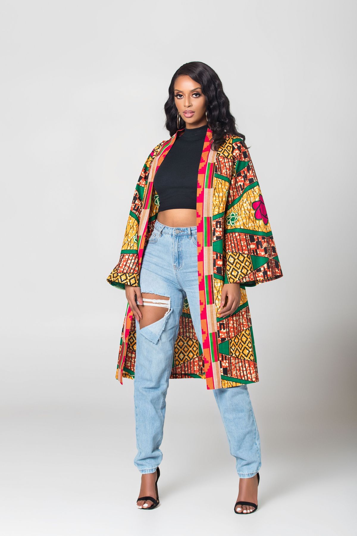 The African Print Kimono Delivers Style and Zen - Jamila Kyari Co.