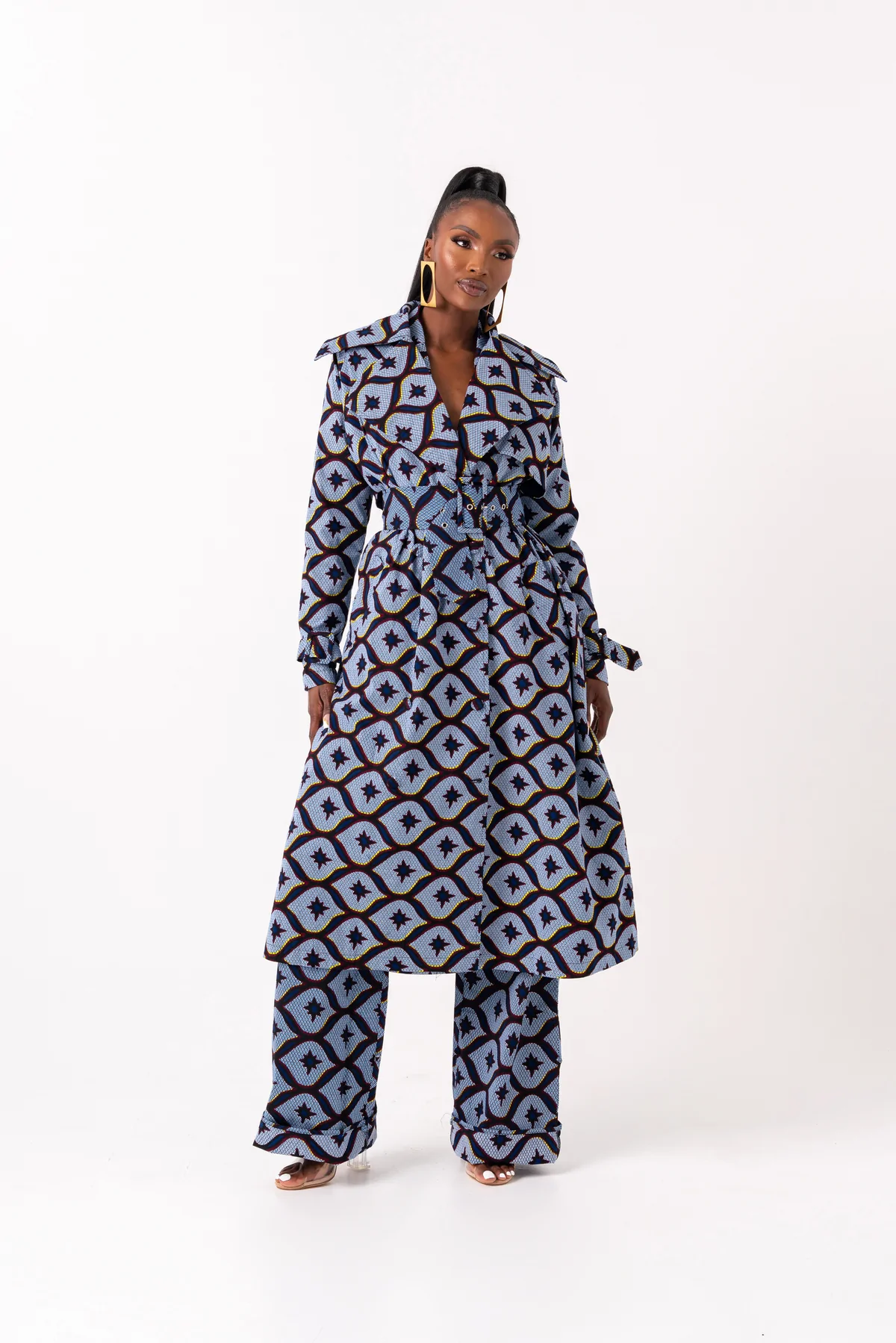 Best African Fashion Styles_Simi Trench Coat Jacket